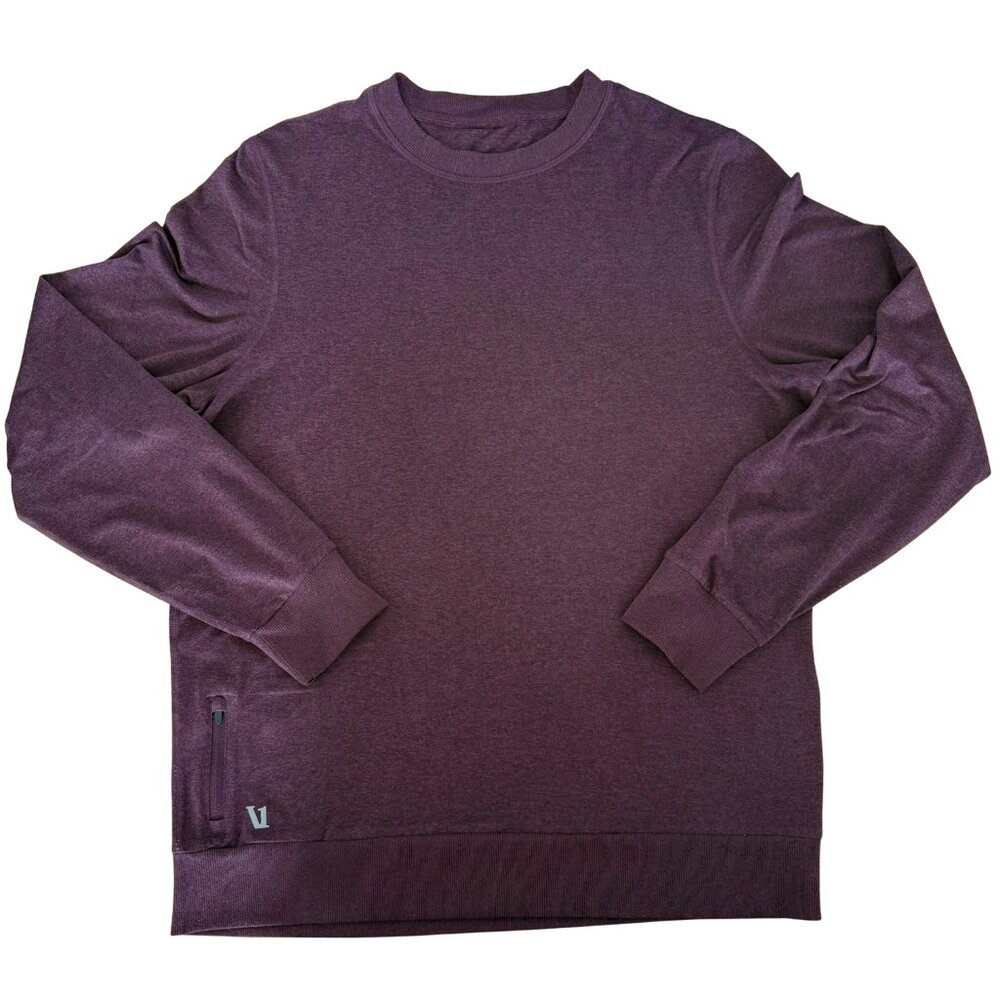 Vuori Jeffreys Pullover in Brown/Maroon | Great Condition | Men's Large